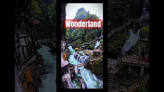 Tongren Grand Canyon, Guizhou: A 300-Meter Cliffside Waterfall Rainbow & Misty Wonderland #china