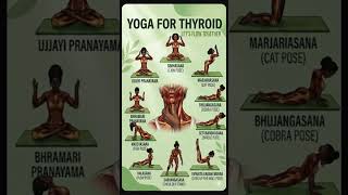 Thyroid Control Yoga 🧘♀️ | रोज करें ये Yoga Poses | Healthy Life Tips 🔥 #shorts