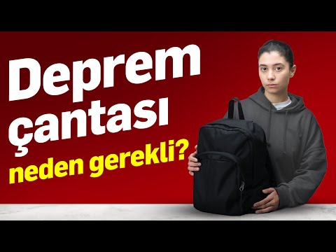 GEÇMİŞ OLSUN TÜRKİYE! (Deprem çantasının hayati önemi)