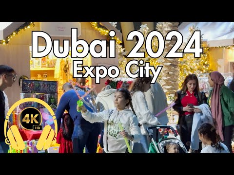 Dubai 🇦🇪 Expo City [ 4K ] Walking Tour | Winter Wonderland In Dubai