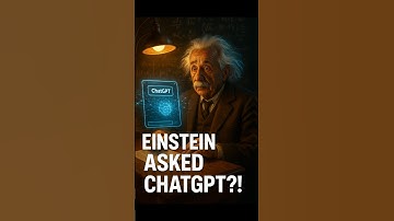 EINSTEIN ASKED CHATGPT?! | What If Einstein Used AI in 2025 🤯⚡ai meets genius #usashorts