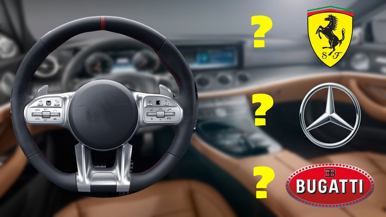 Guess The Car Brand on The Steering Wheel Car Quiz YouTube
