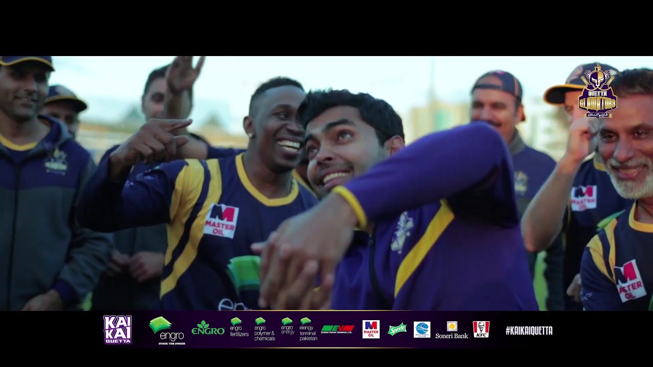 Quetta Gladiators Official Song ‘We The Gladiators’ | feat. DJ Bravo and Team Gladiators