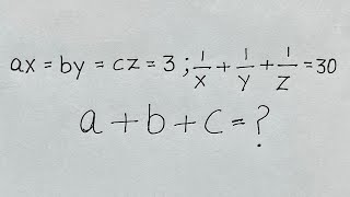 USA Math Olympiad Question | a + b + c = ?