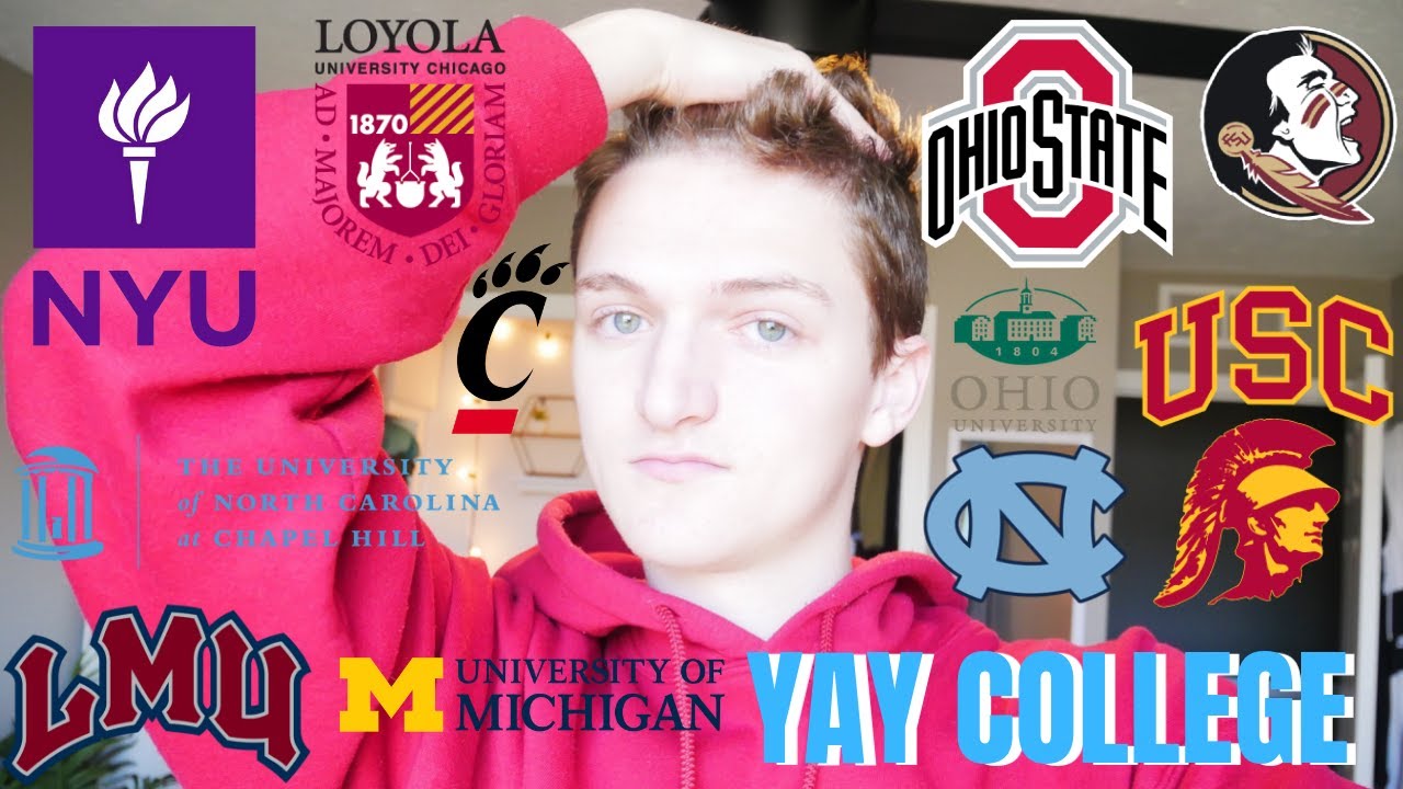 I Applied To 10 Schools College Decision Reactions 2019 Usc Nyu Unc More Youtube 