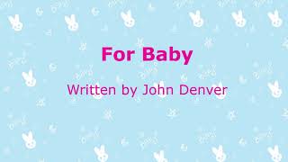 For Baby (Cover, with lyrics and chords)