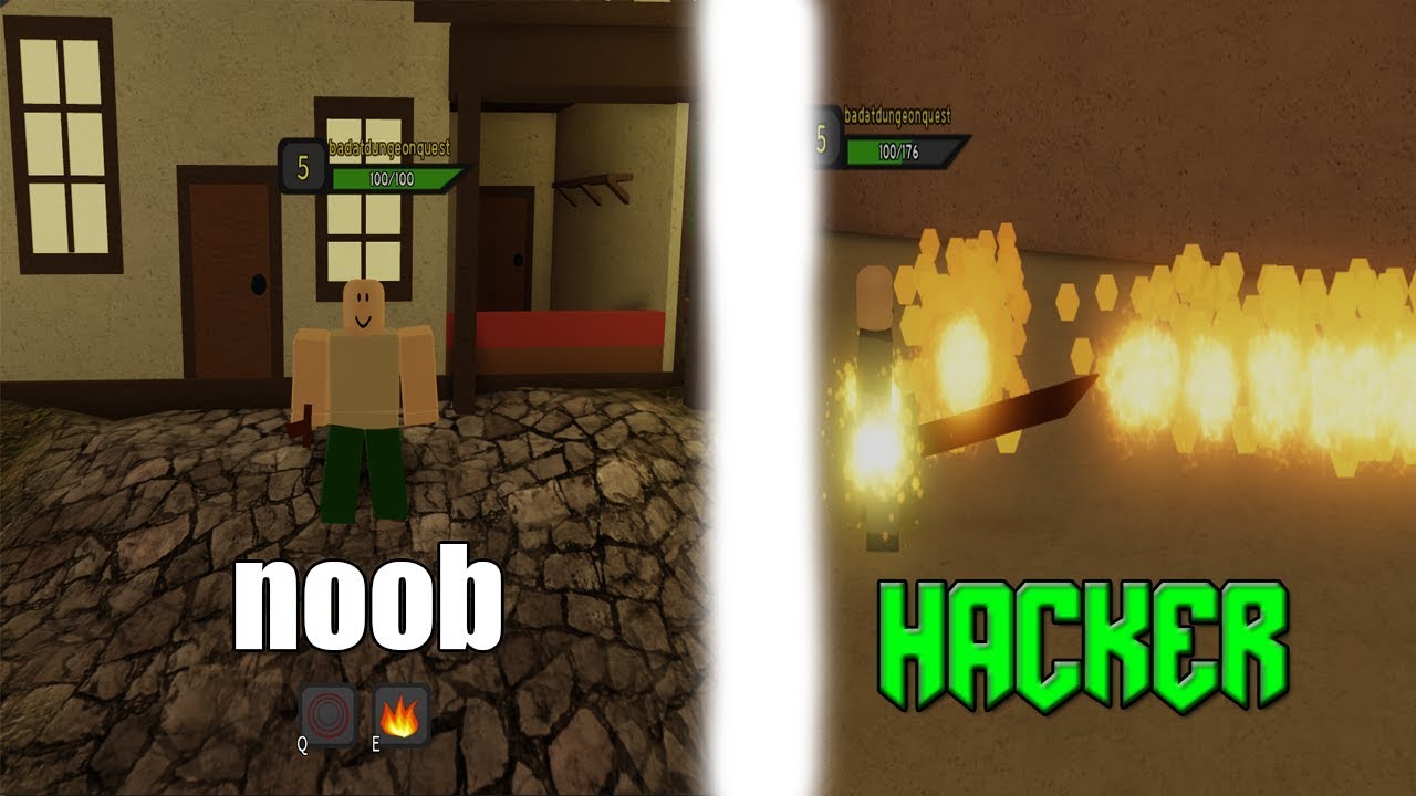 Roblox When Noob Download A Hack Dungeon Quest Parody Script In - roblox when noob download a hack dungeon quest parody script in desc