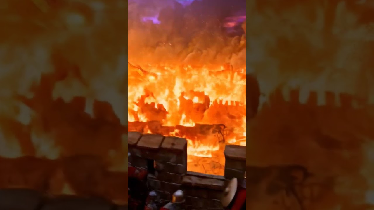 Fire Dragon "Scene 6" Burning City 