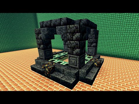 Como decorar um portal do end do Minecraft #shorts #minecraft