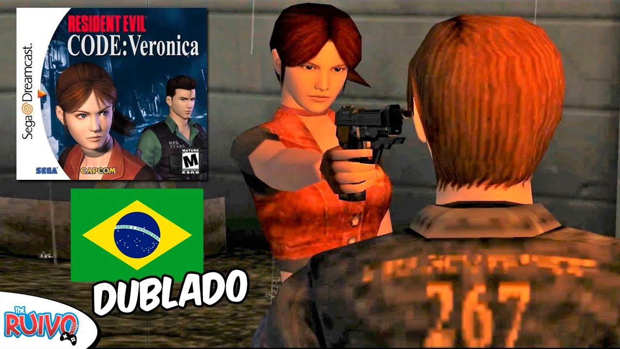 Resident Evil Code Veronica X (DREAMCAST) DUBLADO em Português do Brasil 