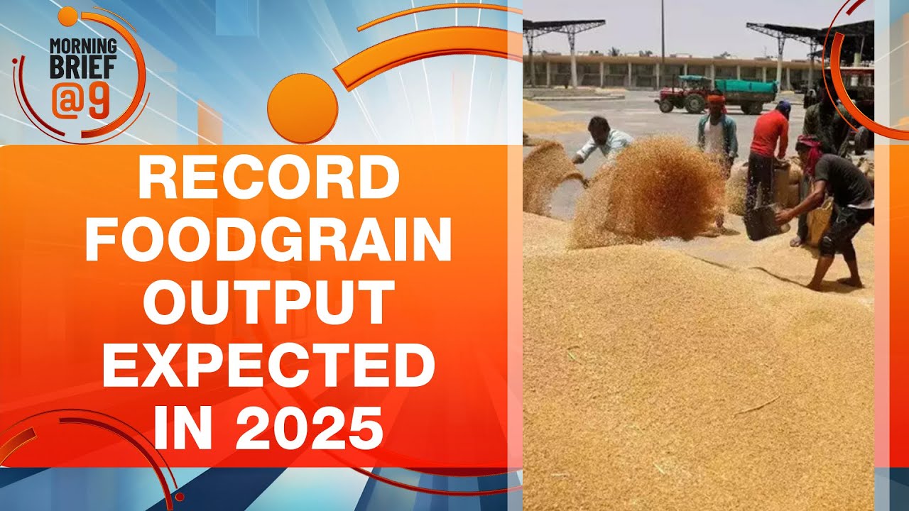 India Set for Record Foodgrain Harvest in 2025 | Kharif Crop Boost ...
