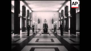 LYING IN STATE OF LORD TRENCHARD - NO SOUND