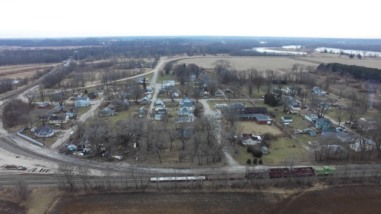 Barstow, Illinois drone aerial view YouTube