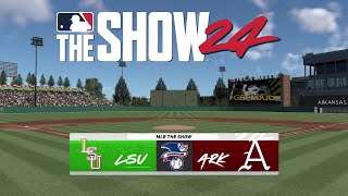 MLB The Show 24 | LSU vs Arkansas | College Rosters | Xbox Series X