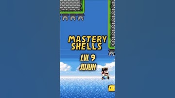 Mastery Shells by jaozin // level 9: Jujuh  #smw #supermarioworld #kaizo #shelljump #controllercam