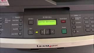 How to Reset the drum (pc kit) kit Lexmark X263 and X364 Series Printer.