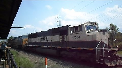 BNSF And CSX Team Up Bound Brook NJ  7 1 15