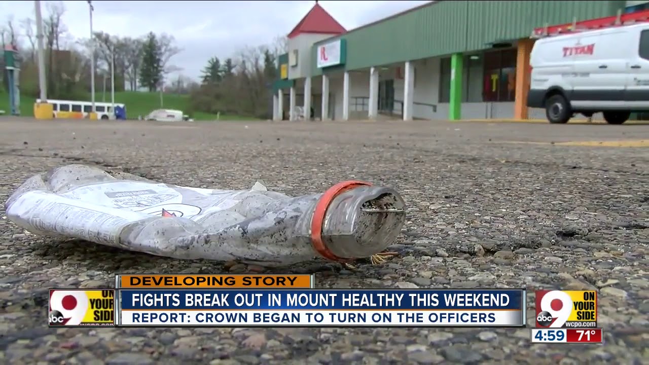 Weekend fights break out in Mount Healthy, injuring officers