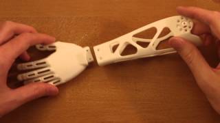 Left Poppy Basic Arm 1/4: Forearm assembly