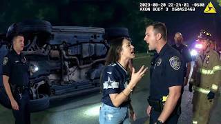 Car Upside Down, Zero Remorse: Drunk Woman Throws Tantrum After Flipping Her Car | Bodycam
