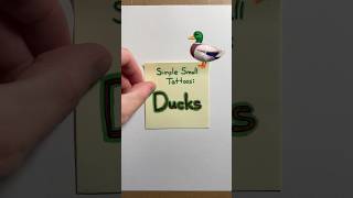 Small tattoo ideas: ducks 🦆