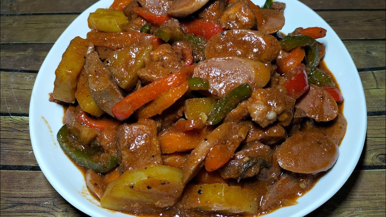 Pork Afritada Batangas Style! YouTube