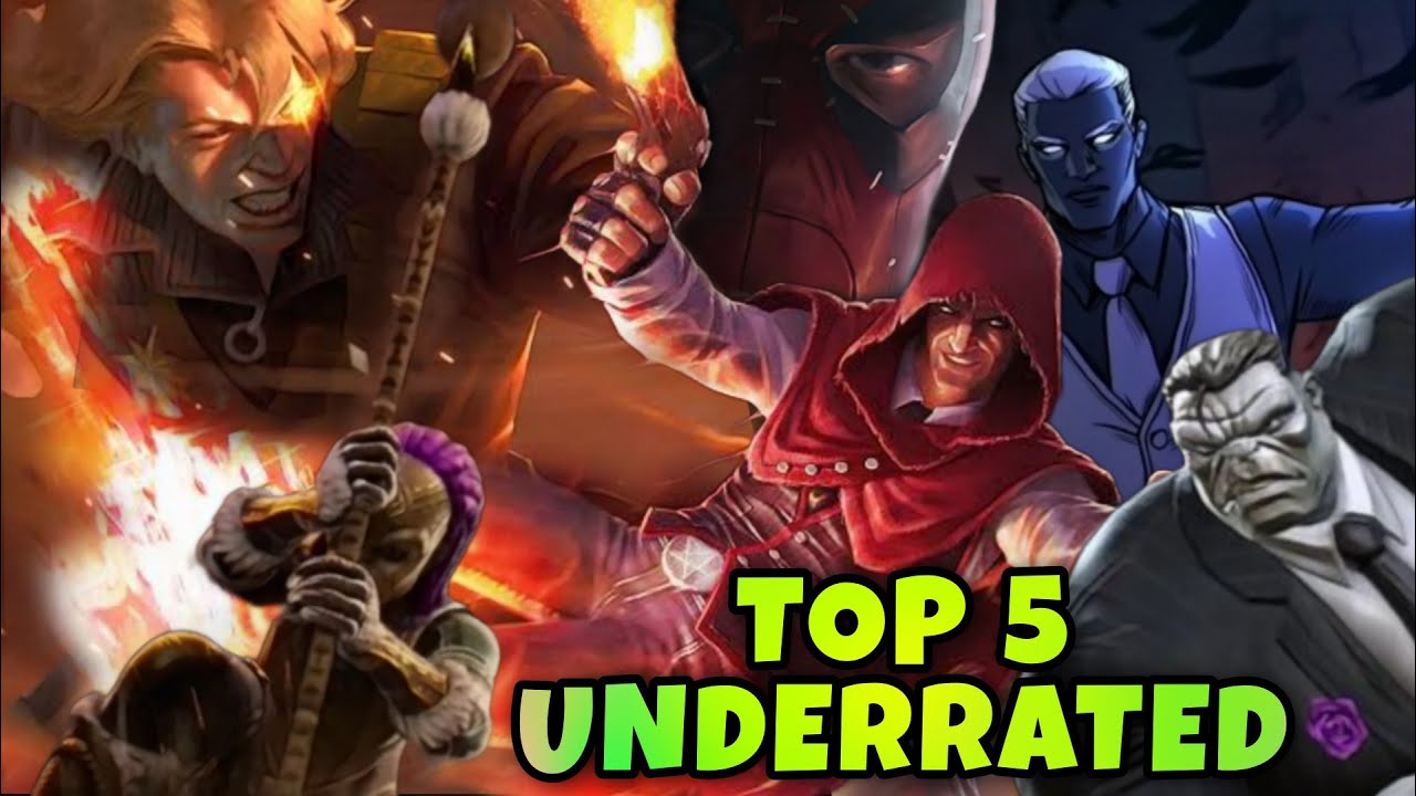 My Top 5 Most Underrated Champions in the game | MCOC