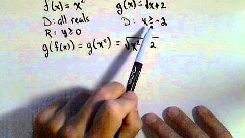 Domain of a Composition of Two Functions