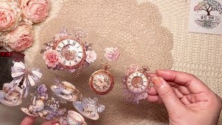 ASMR 다꾸 | 신상구경하고 다이어리 꾸미기 unboxing ✨숲의정원✨ Journaling #scrapbooking collage ビンテージ コラージュ diary