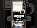 Job Application Letter Class 12 CBSE | Correct Format, Sample &amp; Practice | Writing Skills Full Marks