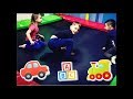 Дети прыгают НА БАТУТЕ и катаются НА ВЕСЁЛЫХ ГОРКАХ. Children jump on the trampoline.