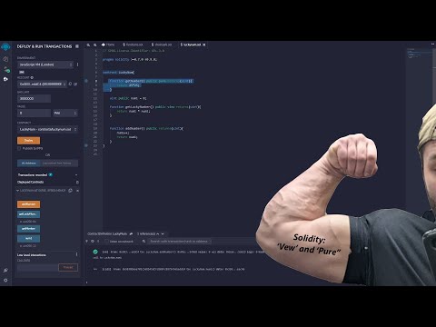 Solidity 'View' 'Pure' keywords.  Function State Mutability - ZDev-9 Tutorials!