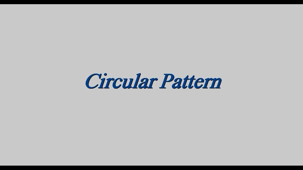 Solidworks tutorial for beginners 2018 part31(Circular Pattern ...