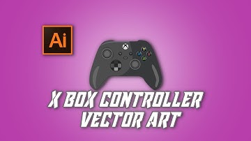 Adobe Illustrator Xbox Series X controller Vector art | Speed Art