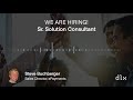 Hiring sr solution consultant