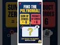 Find Quadratic Polynomial: Sum = -5, Product = 6 #Class10Maths #Polynomials #QuadraticEquations