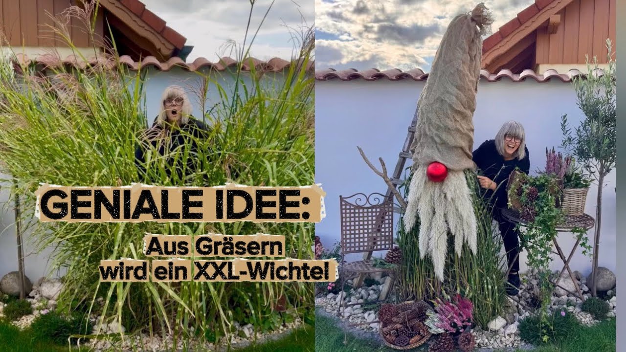 Kaum zu glauben: Aus Gräsern wird ein XXL Wicht❤️