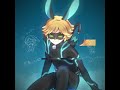 this is 🐈⬛️🐰Rabbitnoir🖤💚 from Miraculous Ladybug part 1. #capcut #edit #miraculousladybug #anime