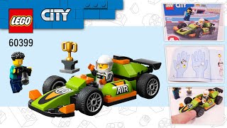 LEGO® City Green Race Car (60399)[56 pcs] Review @TopBrickBuilderReviews
