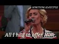Jill Swaggart - Something Beautiful/Lord prepare me (with lyrics)