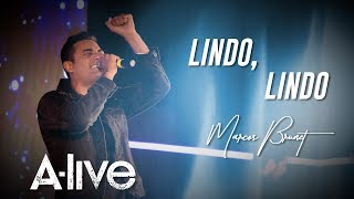 Miniatura del video "MARCOS BRUNET LINDO LINDO A LIVE #ADORACION #MARCOSBRUNET2024 #TOMATULUGAR"