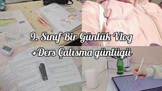 9. Sınıf Bir Günlük Vlog Ders Çalışma Günlüğü Çalışmagünlüğü