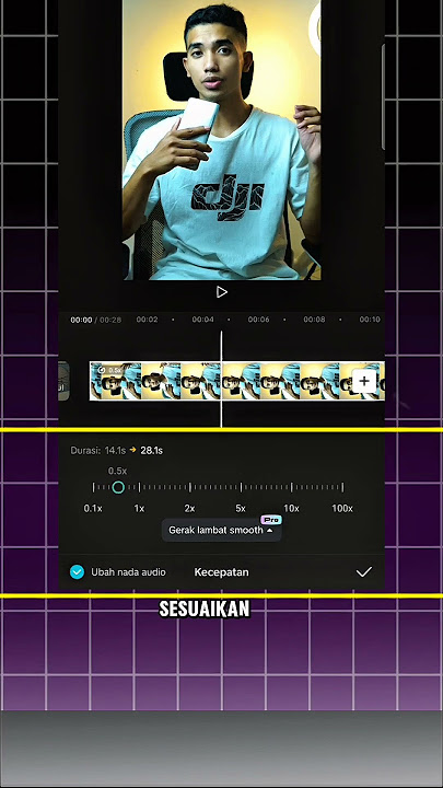 cara memperlambat dan mempercepat video di capcut #tutorial #videografi #edit #capcut