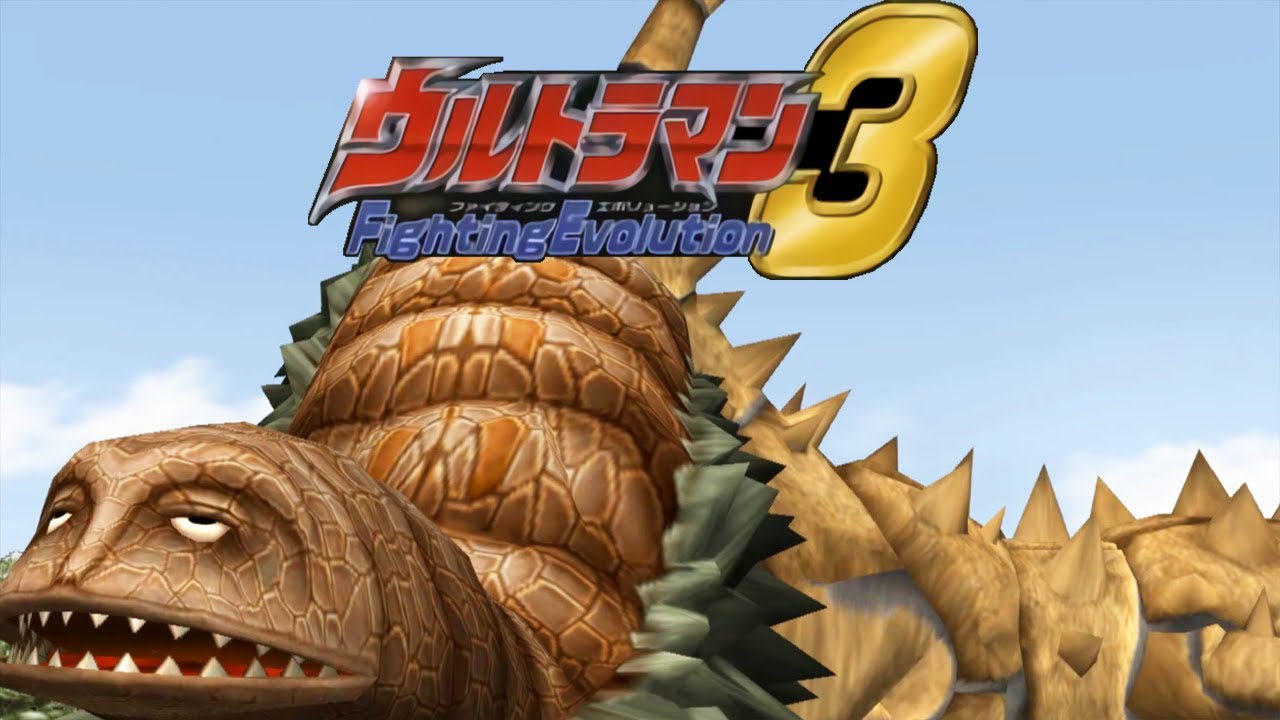 [PS2] Ultraman Fighting Evolution 3 - Twin Tail vs Gudon (1080p 60FPS)