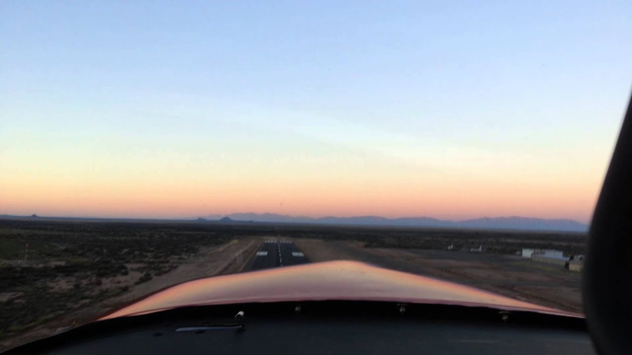 Early morning takeoff from Alamogordo airport YouTube