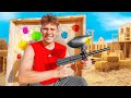 EPIC 1V1 PAINTBALL BATTLE with 100 THIEVES *PAINFUL*