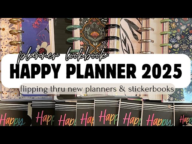 Happy Planner 2026 Disc Bound Happy Planner 2025 Big Size Dashboard