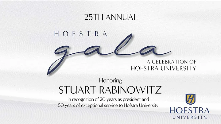 2021 Hofstra Gala honoring Stuart Rabinowitz