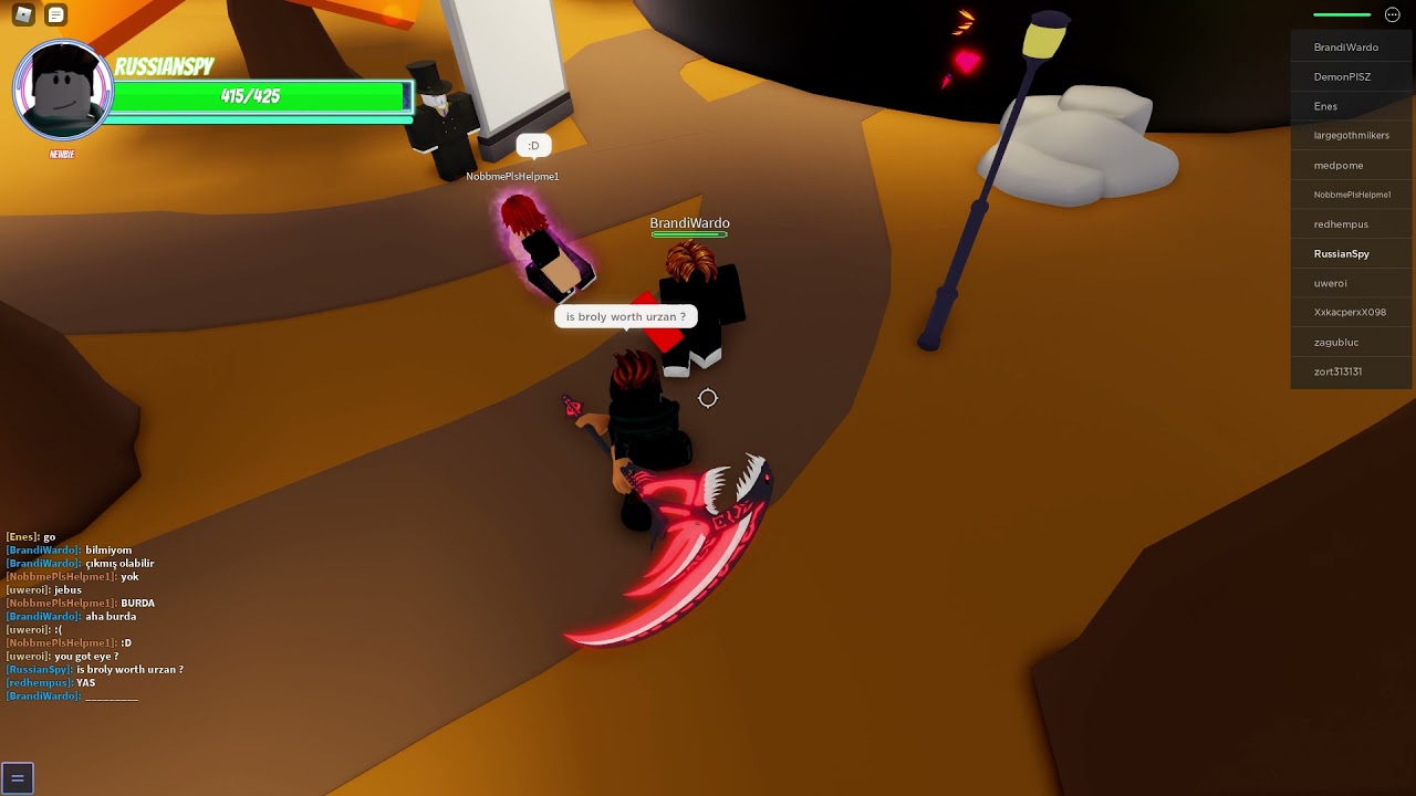 [AUT SCAMMER] "Broly Is Worth Urzan"