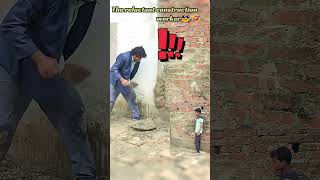 The reluctant construction worker😎😂😂!  #funny#prank#laugh#comedyvillage.